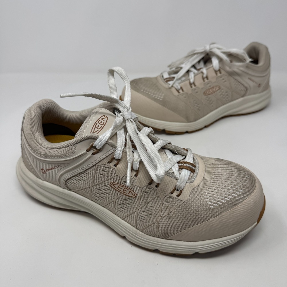 KEEN Vista Energy ESD Carbon-Fiber Toe‎ Utility Shoes Beige Women's Size 8